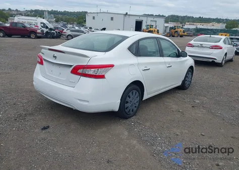 2013 Nissan Sentra S из США, поврежденный, VIN 3N1AB7AP6DL732826